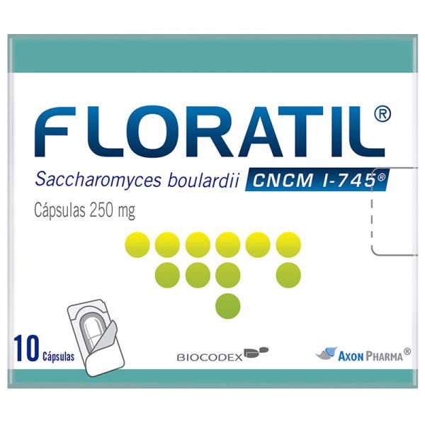 FLORATIL 250 MG 10 CAPSULAS