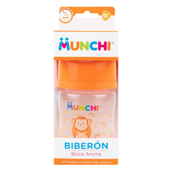 Biber?n Munchi Boca Ancha 4 Oz