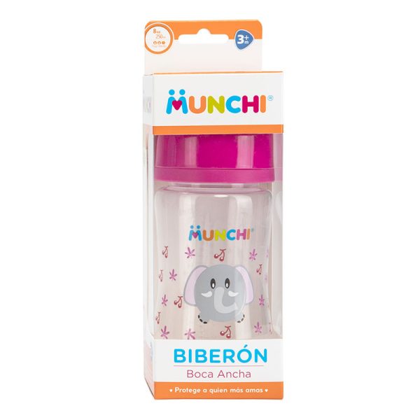 Biber?n Munchi Boca Ancha 8 Oz