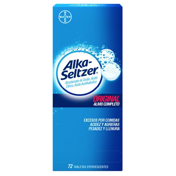 Alka Seltzer 60 Tabletas