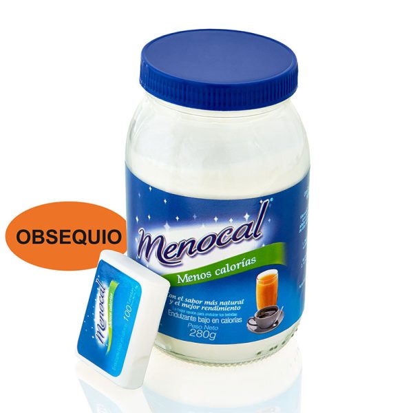 Menocal Polvo 280 Gr Gratis Dispensador 100 Tabletas